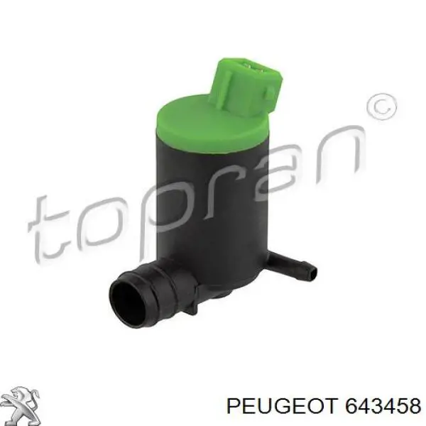 Bomba de motor de fluido para lavador de vidro dianteiro Peugeot/Citroen 643458 preço, a partir de 14,32 USD