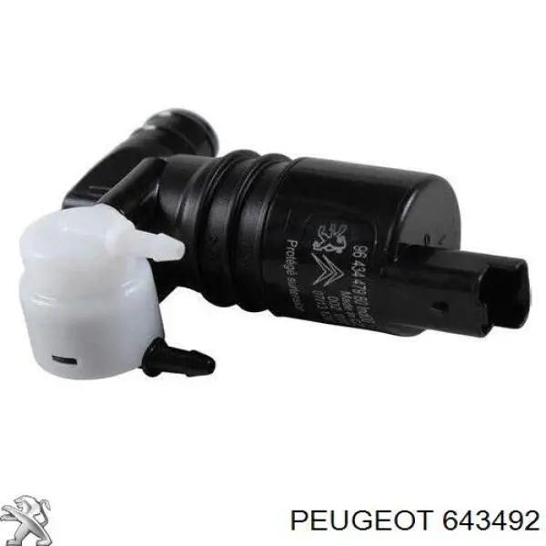 Bomba de motor de fluido para lavador de vidro dianteiro Peugeot/Citroen 643492 preço, a partir de 16,93 USD