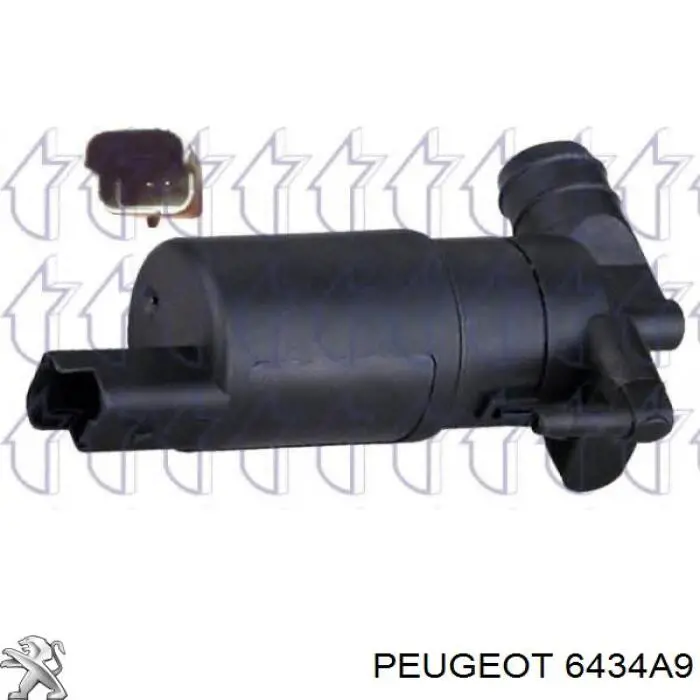 Bomba de motor de fluido para lavador de vidro dianteiro Peugeot/Citroen 6434A9 preço, a partir de 16,36 USD