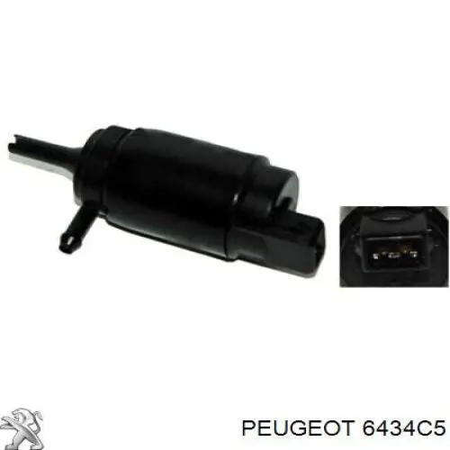 Bomba de motor de fluido para lavador de vidro dianteiro Peugeot/Citroen 6434C5 preço, a partir de 15,04 USD