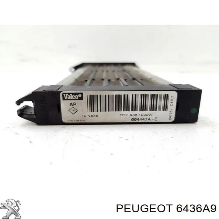 Aquecedor elétrico de ar do sistema de calefacção de salão Peugeot/Citroen 6436A9 preço, a partir de 46,55 USD