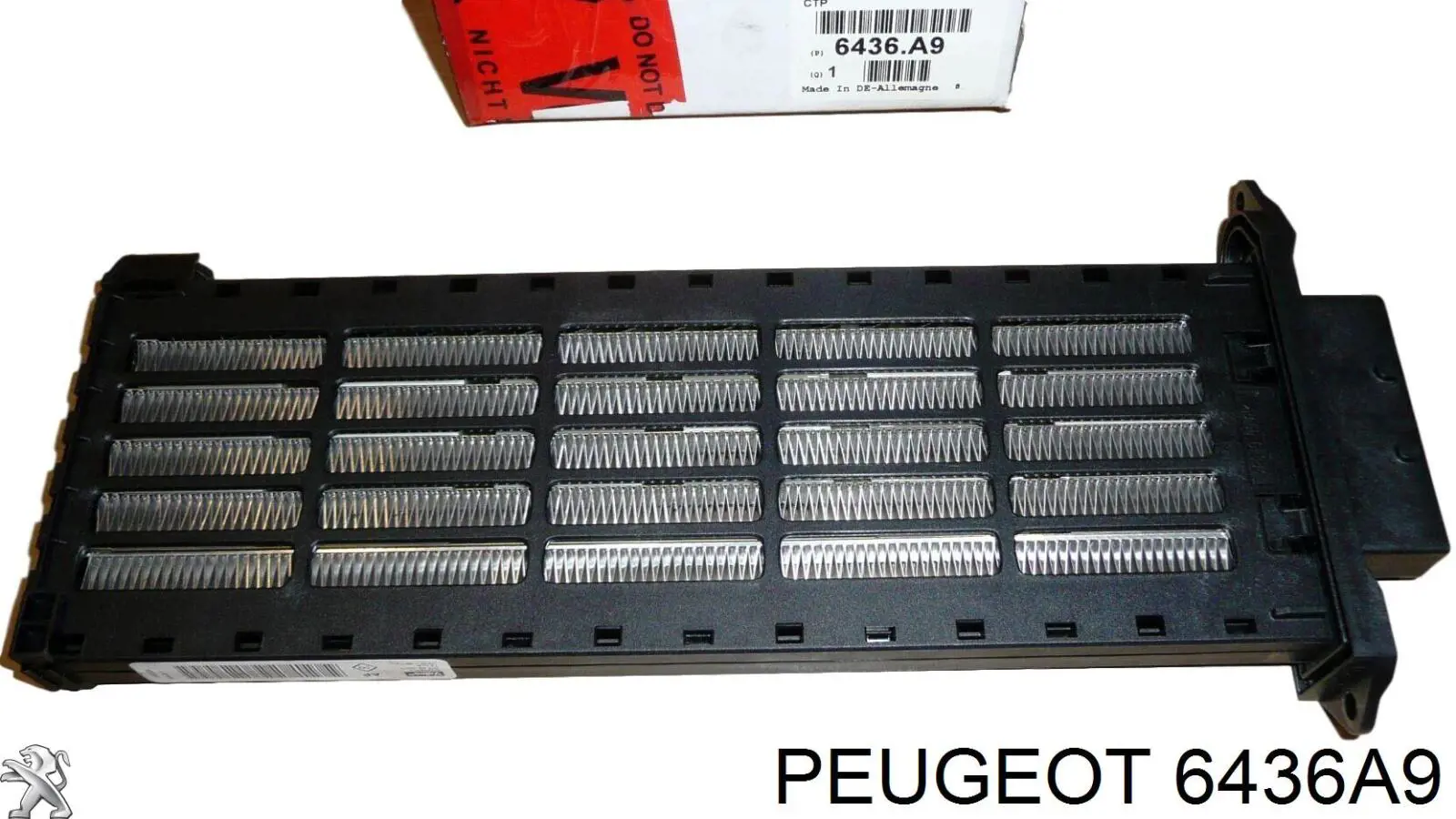 6436A9 Peugeot/Citroen Aquecedor elétrico de ar do sistema de calefacção de salão