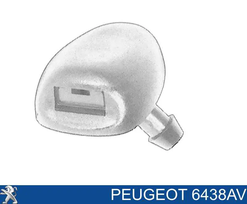 Injetor de fluido para lavador de pára-brisas Peugeot/Citroen 6438AV preço, a partir de 4,06 USD