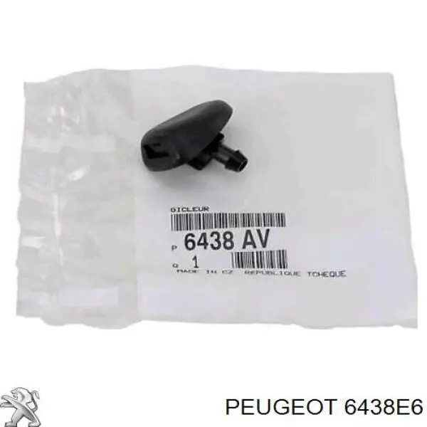 Injetor de fluido para lavador de pára-brisas Peugeot/Citroen 6438E6 preço, a partir de 2,50 USD