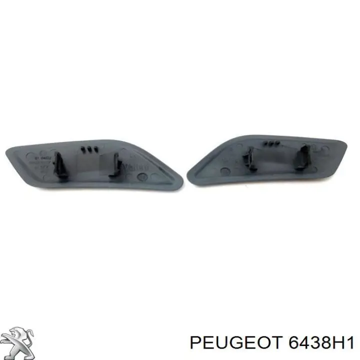 Compre 6438H1 Peugeot/Citroen Placa sobreposta do injetor de fluido para lavador da luz dianteira