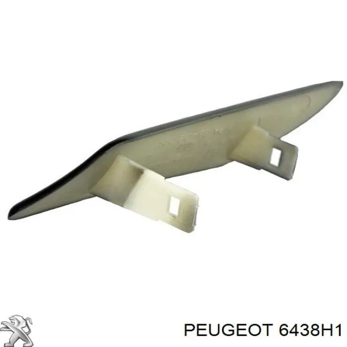 6438H1 Peugeot/Citroen Placa sobreposta do injetor de fluido para lavador da luz dianteira