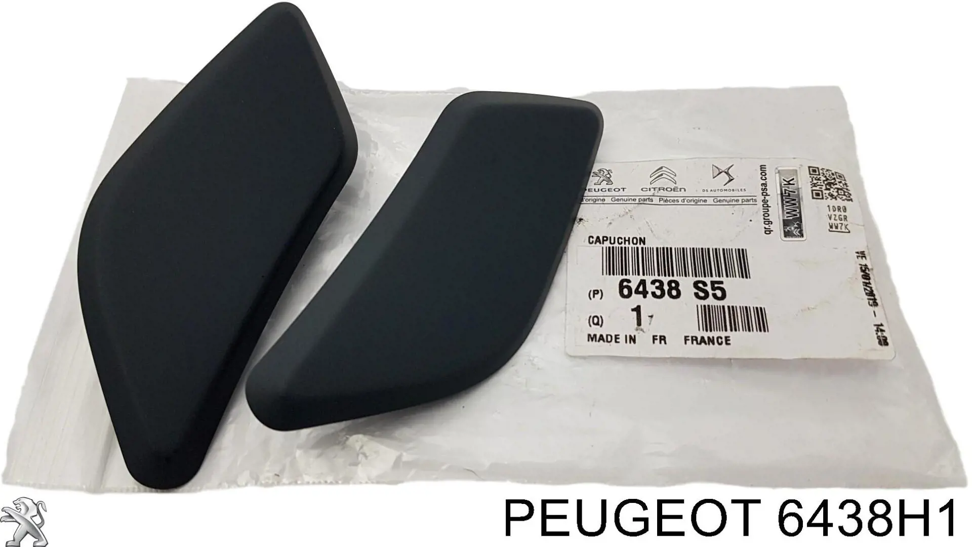 Placa sobreposta do injetor de fluido para lavador da luz dianteira Peugeot/Citroen 6438H1 preço, a partir de 77,67 USD