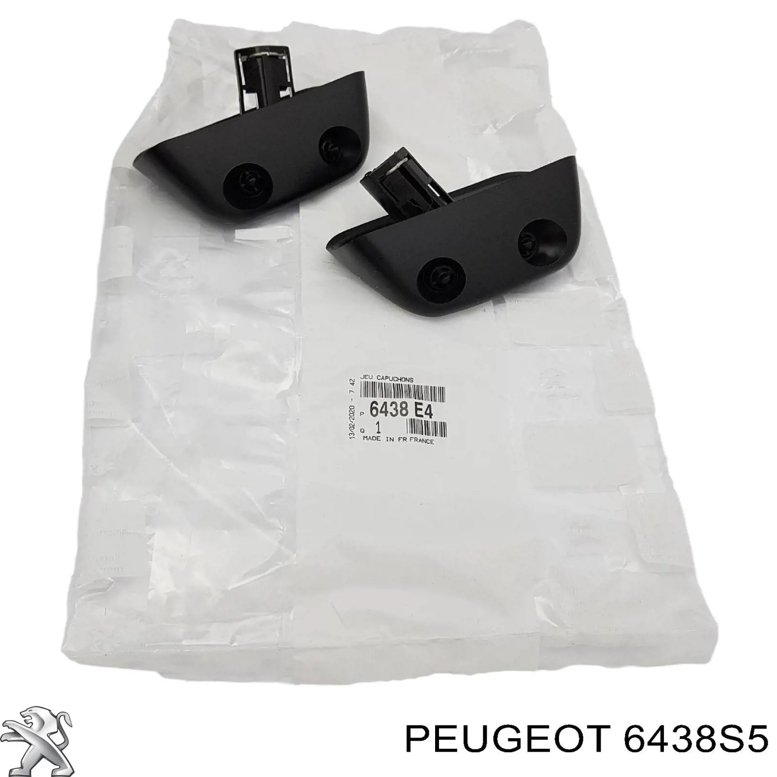 Placa sobreposta do injetor de fluido para lavador da luz dianteira Peugeot/Citroen 6438S5 preço, a partir de 111,82 USD
