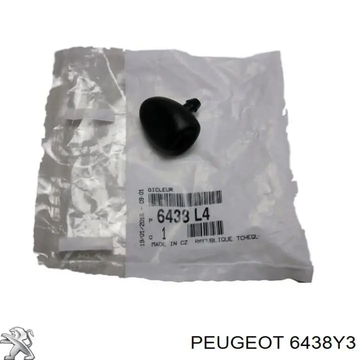 Injetor de fluido para lavador de pára-brisas Peugeot/Citroen 00006438Y3 preço, a partir de 9,32 USD