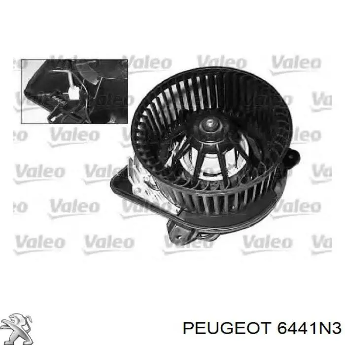 6441N3 Peugeot/Citroen Motor de ventilador de forno (de aquecedor de salão)