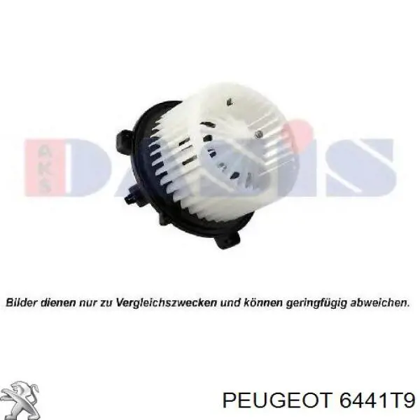 Compre 6441T9 Peugeot/Citroen Motor de ventilador de forno (de aquecedor de salão)