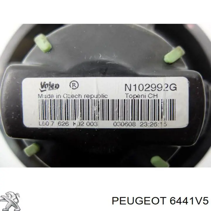 6441V5 Peugeot/Citroen Motor de ventilador de forno (de aquecedor de salão)