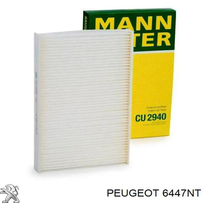 Filtro de salão Peugeot/Citroen 6447NT preço, a partir de 8,71 USD