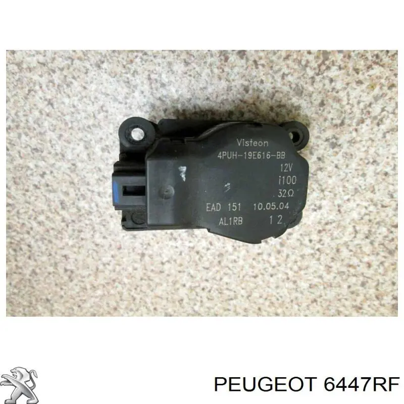 Acionamento de comporta de forno Peugeot 407  6D