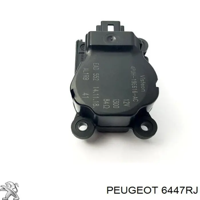 00006447RJ Peugeot/Citroen Motor de comporta de recirculação de ar