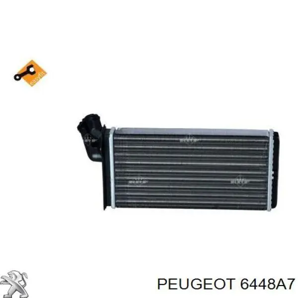 Compre 6448A7 Peugeot/Citroen Radiador de forno (de aquecedor)