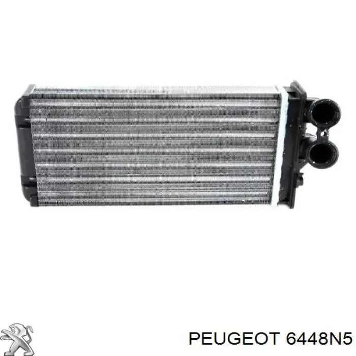 6448N5 Peugeot/Citroen Radiador de forno (de aquecedor)