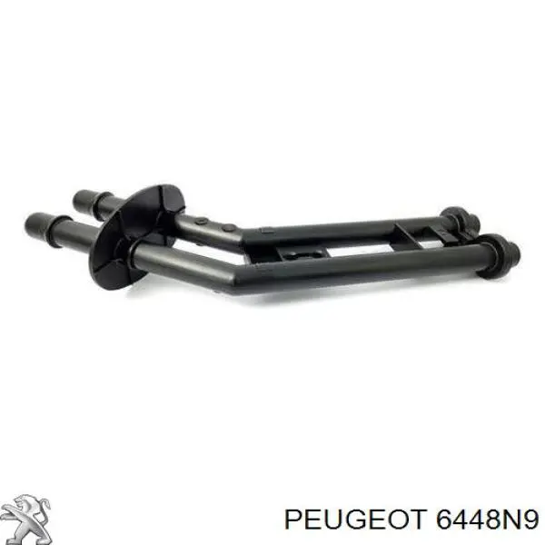 6448N9 Peugeot/Citroen Mangueira do radiador de aquecedor (de forno), dupla
