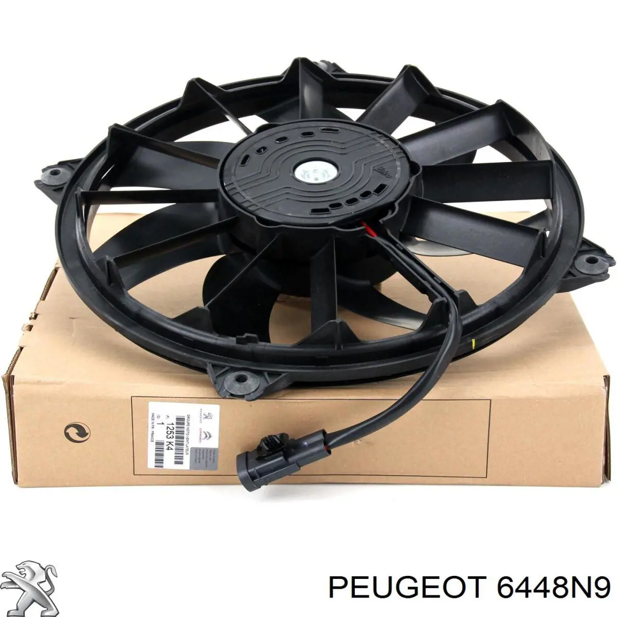 Compre 6448N9 Peugeot/Citroen Mangueira do radiador de aquecedor (de forno), dupla