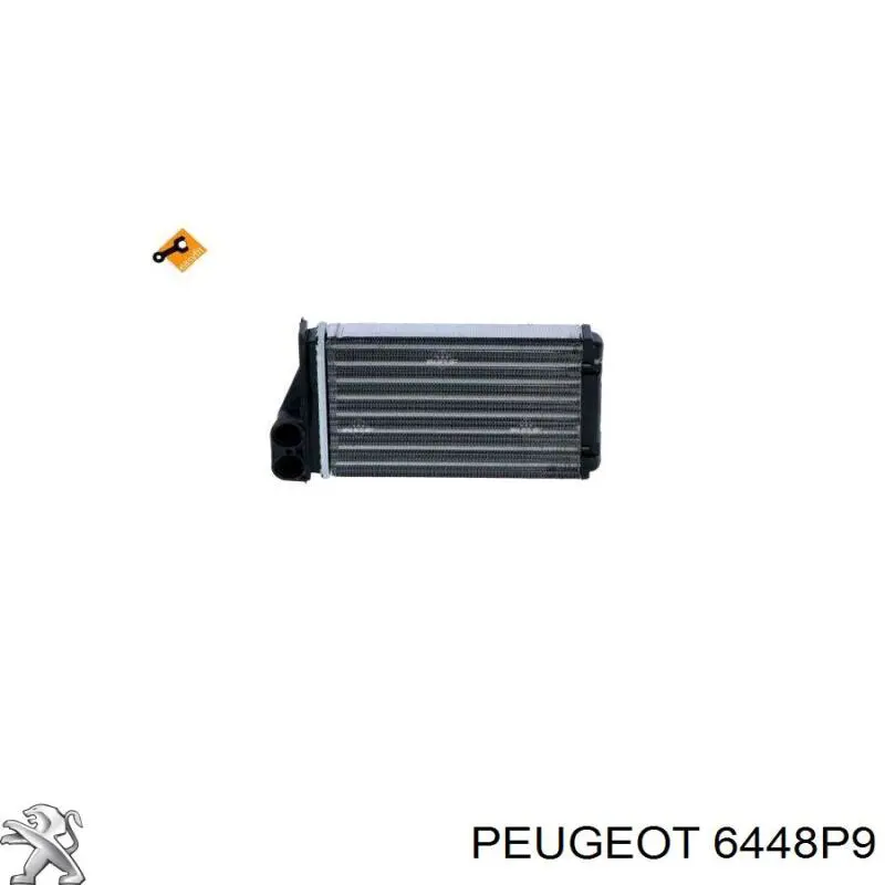 6448P9 Peugeot/Citroen Radiador de forno (de aquecedor)