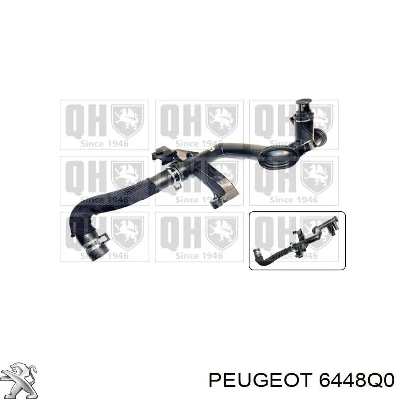 Mangueira do radiador de aquecedor (de forno), dupla Peugeot/Citroen 6448Q0 preço, a partir de 23,65 USD