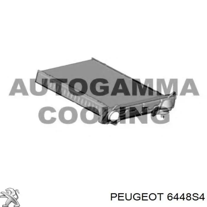 Radiador de forno (de aquecedor) Peugeot/Citroen 6448S4 preço, a partir de 87,39 USD