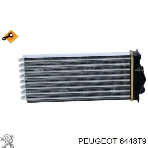6448T9 Peugeot/Citroen Radiador de forno (de aquecedor)