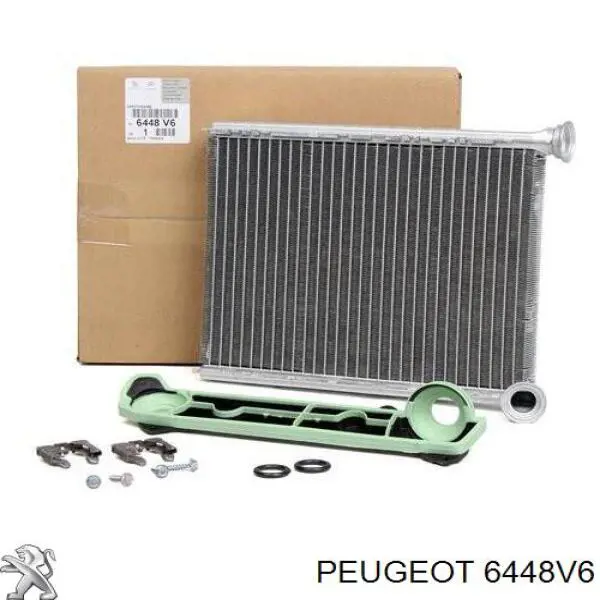 6448V6 Peugeot/Citroen Radiador de forno (de aquecedor)