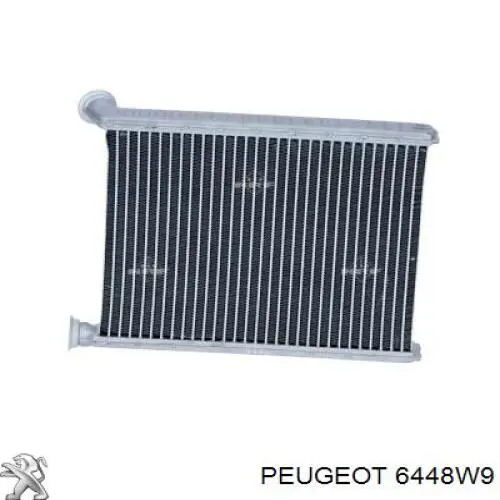 6448W9 Peugeot/Citroen Radiador de forno (de aquecedor)