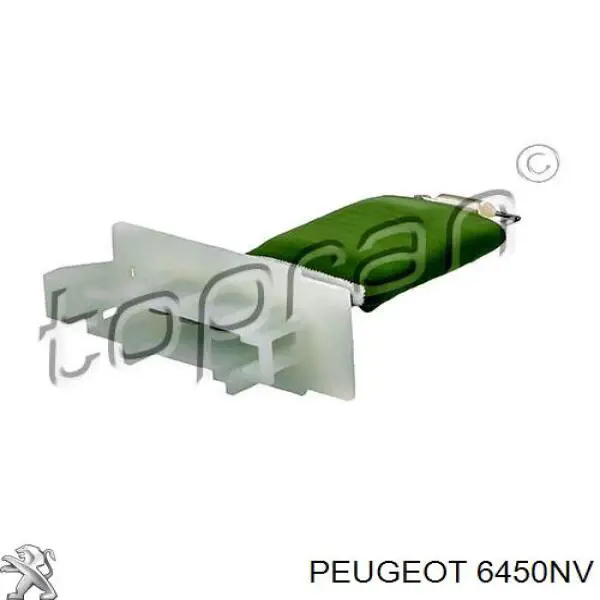 6450NV Peugeot/Citroen Resistor (resistência) de ventilador de forno (de aquecedor de salão)