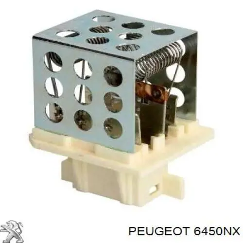 Compre 6450NX Peugeot/Citroen Resistor (resistência) de ventilador de forno (de aquecedor de salão)