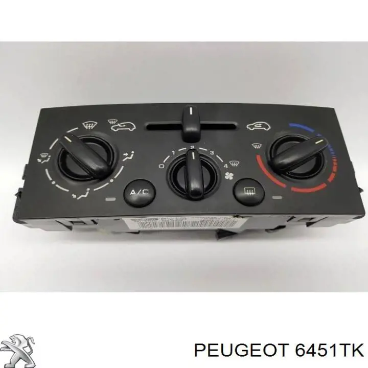 Unidade de controlo dos modos de aquecimento/condicionamento para Peugeot 207  WA, WC