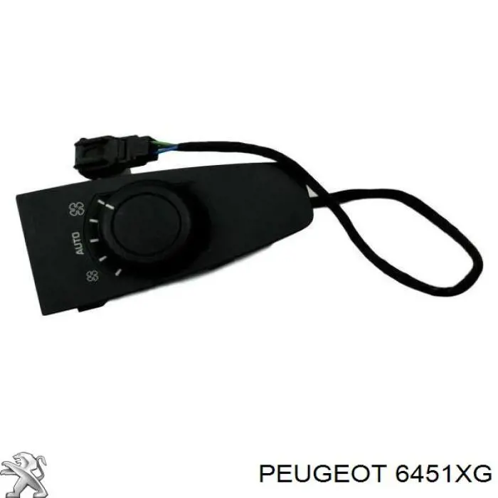 6451XG Peugeot/Citroen Unidade de controlo dos modos de aquecimento/condicionamento