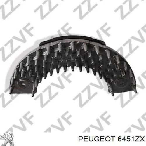 Resistor (resistência) de ventilador de forno (de aquecedor de salão) Peugeot/Citroen 6451ZX preço, a partir de 42,17 USD
