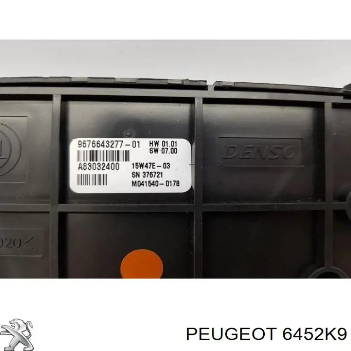 Compre 6452K9 Peugeot/Citroen Unidade de controlo dos modos de aquecimento/condicionamento