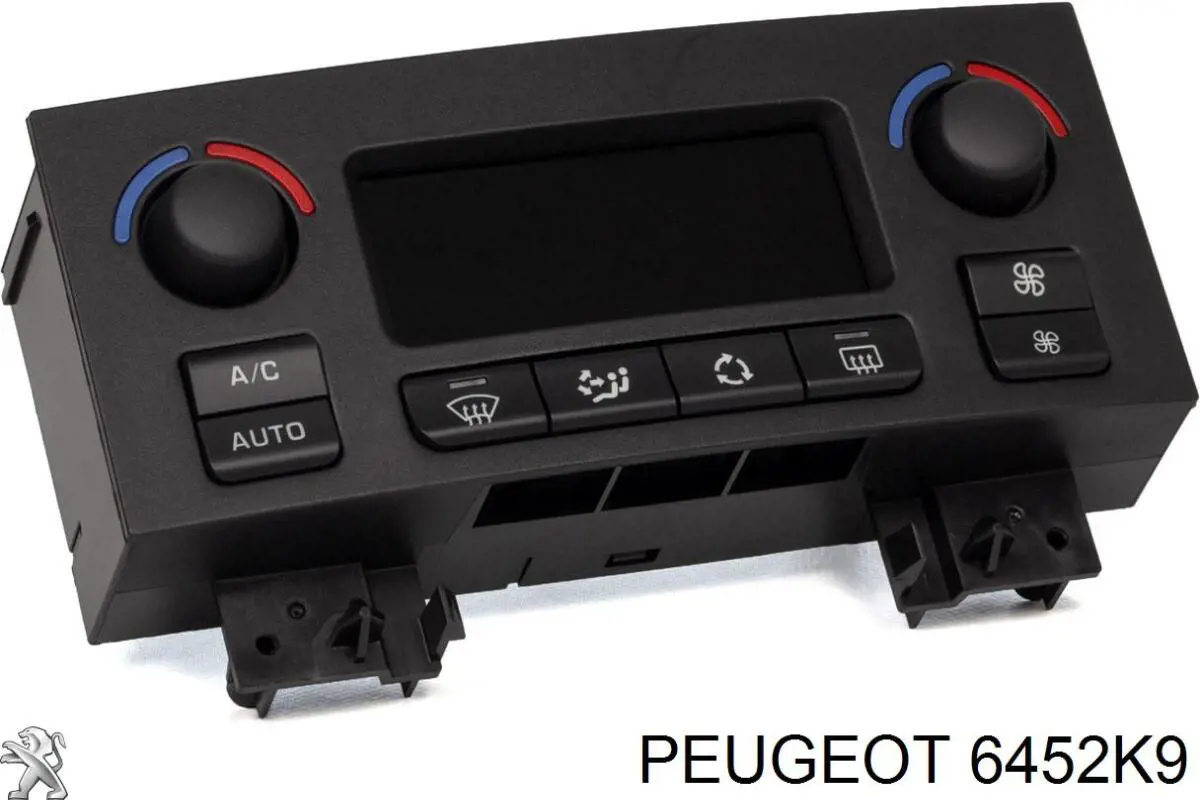 6452K9 Peugeot/Citroen Unidade de controlo dos modos de aquecimento/condicionamento