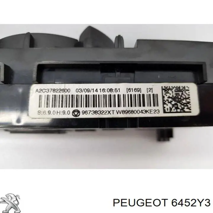 Unidade de controlo dos modos de aquecimento/condicionamento Peugeot 3008 I 0U