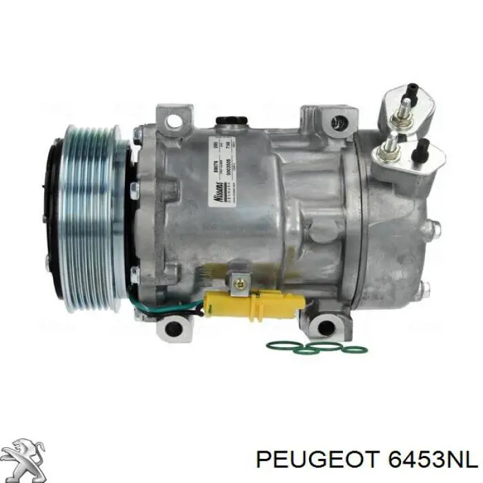6453NL Peugeot/Citroen Compressor de aparelho de ar condicionado