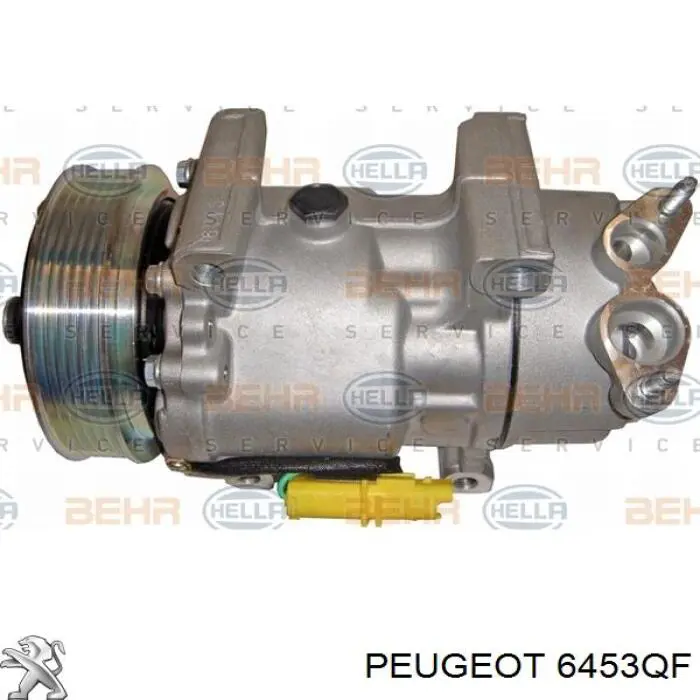6453QF Peugeot/Citroen Compressor de aparelho de ar condicionado