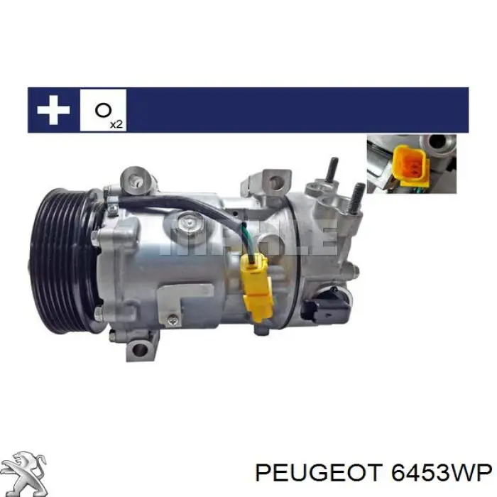 Compre 6453WP Peugeot/Citroen Compressor de aparelho de ar condicionado