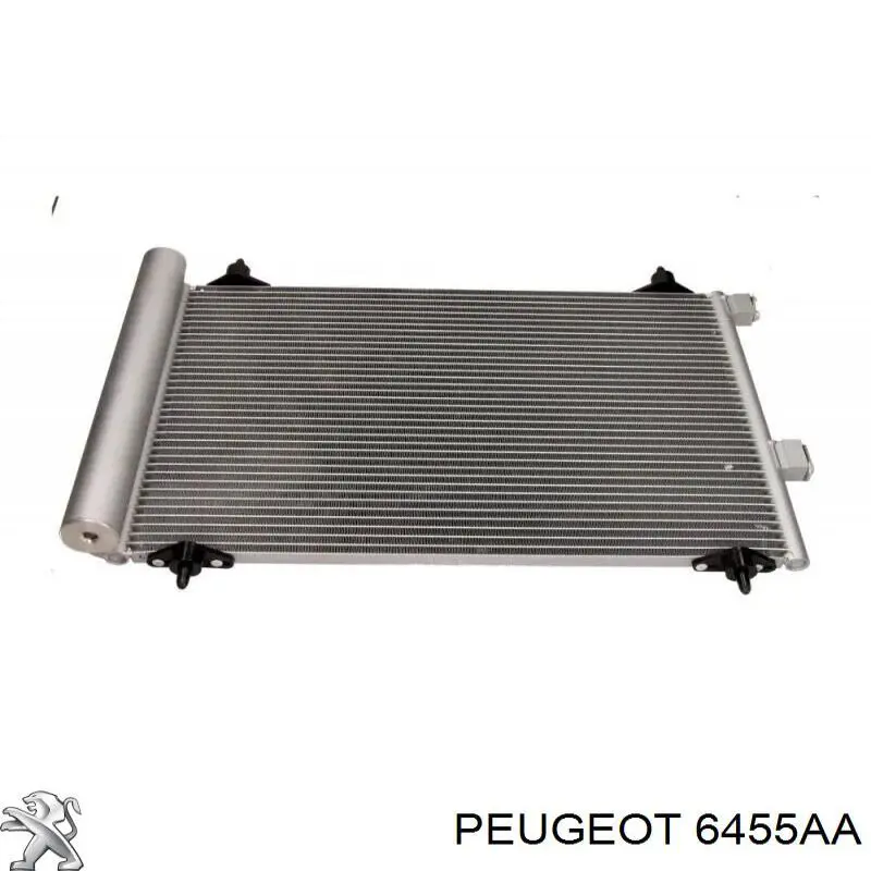 6455AA Peugeot/Citroen Radiador de aparelho de ar condicionado