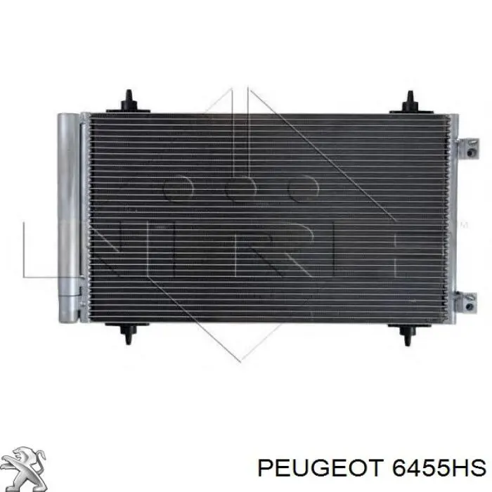 6455HS Peugeot/Citroen Radiador de aparelho de ar condicionado