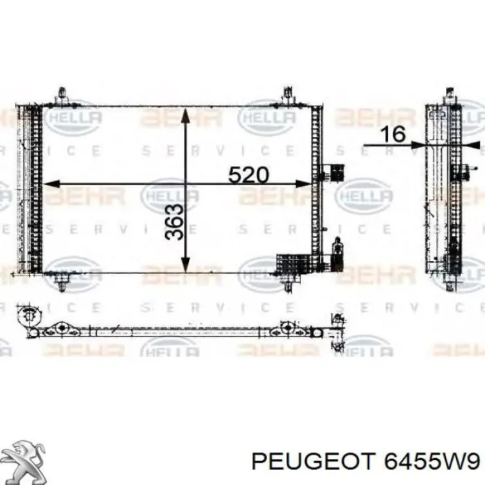 Compre 6455W9 Peugeot/Citroen 