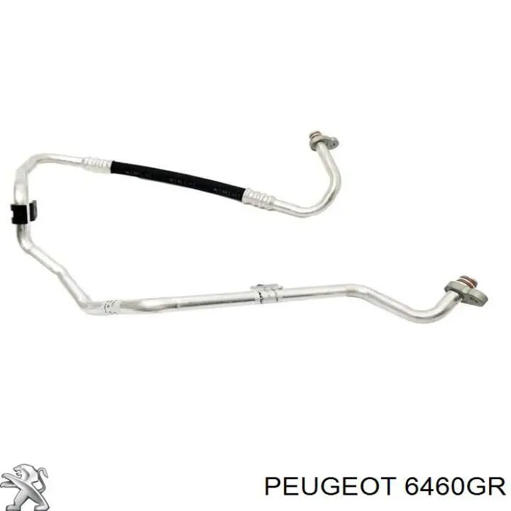 647702 Peugeot/Citroen Mangueira de aparelho de ar condicionado, desde o compressor até o radiador