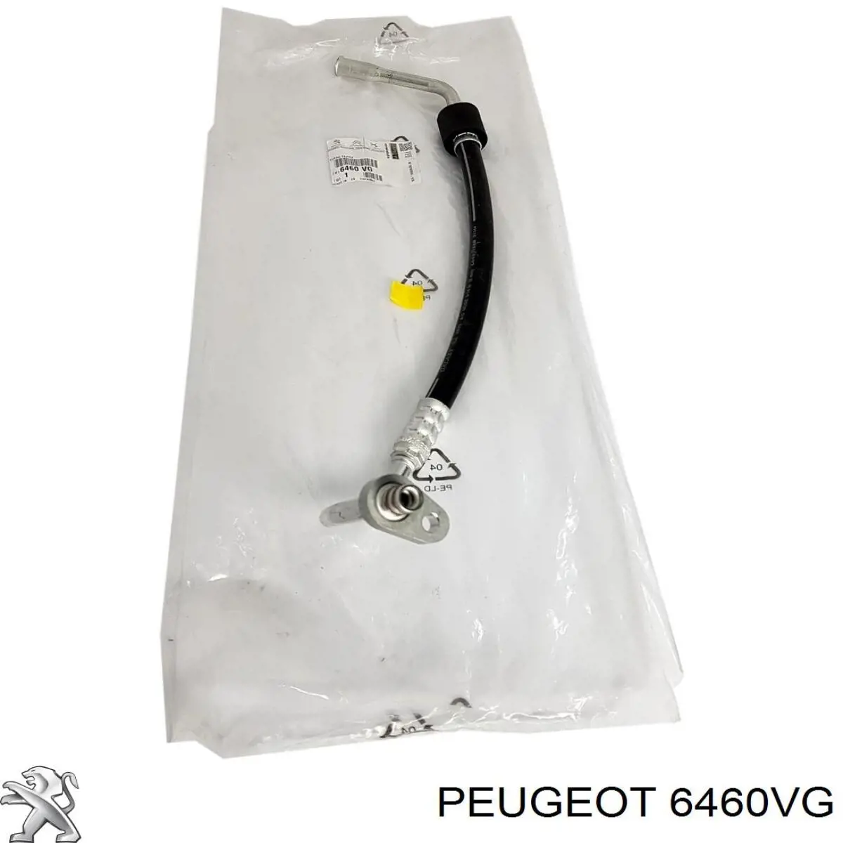 6460VG Peugeot/Citroen Mangueira de aparelho de ar condicionado, desde o radiador até o vaporizador