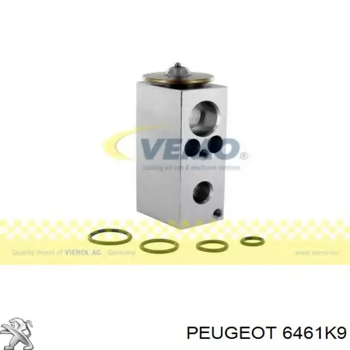 6461K9 Peugeot/Citroen Válvula TRV de aparelho de ar condicionado