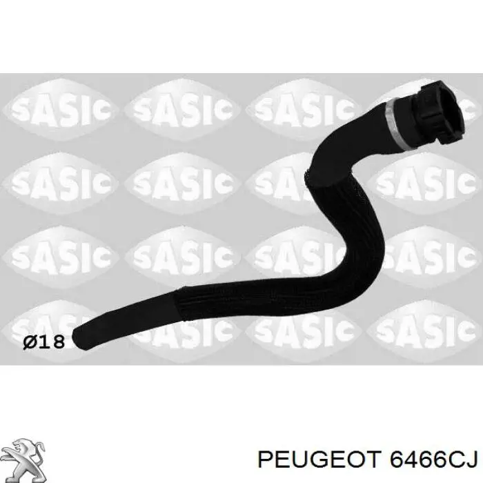 Mangueira do radiador de aquecedor (de forno), fornecimento Peugeot/Citroen 6466CJ preço, a partir de 31,64 USD