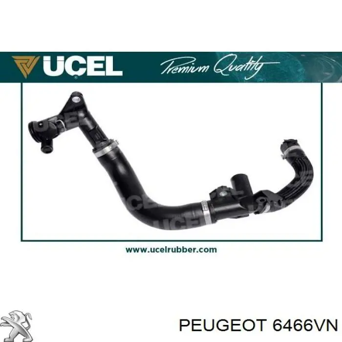 Compre 6466VN Peugeot/Citroen Mangueira do radiador de aquecedor (de forno), fornecimento
