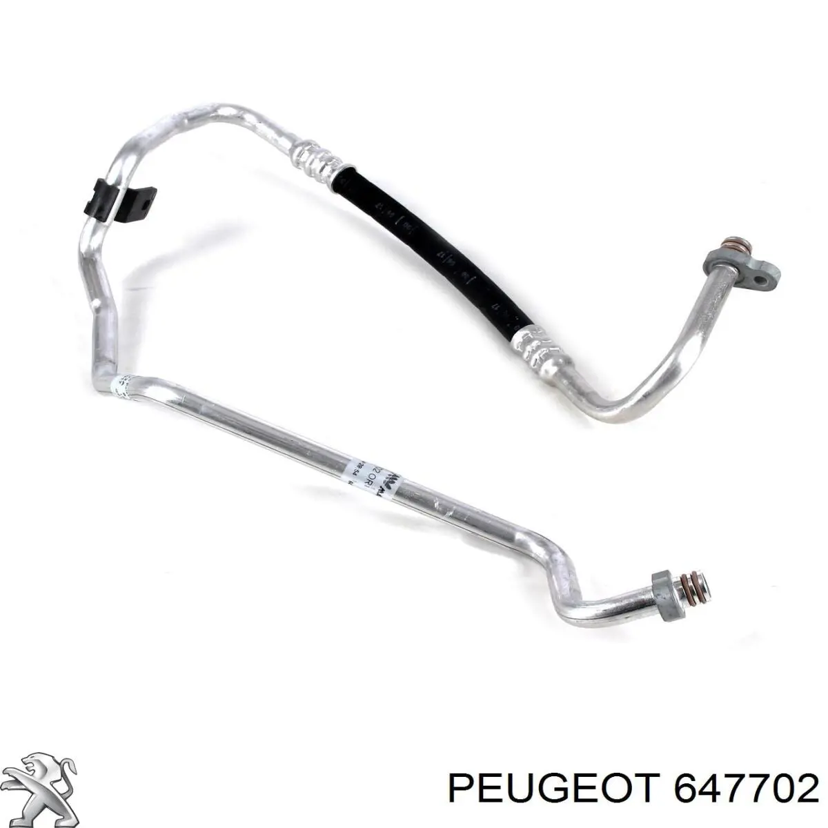 647702 Peugeot/Citroen Mangueira de aparelho de ar condicionado, desde o compressor até o radiador