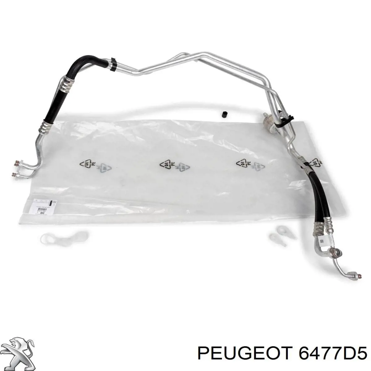6477D5 Peugeot/Citroen Mangueira de aparelho de ar condicionado, desde o radiador até o vaporizador